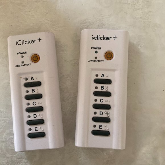 Two I-clickers Great condition